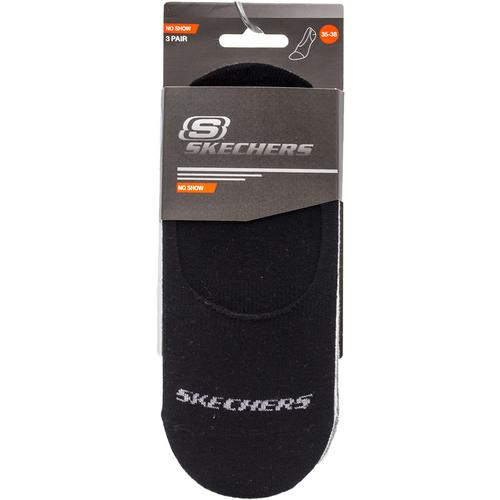  Skechers No Show Socks 3 Renk Çorap (S192134-900)