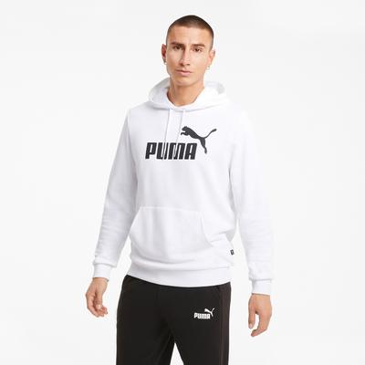  Puma Essentials Big Logo Erkek Beyaz Sweatshirt (586688-02)