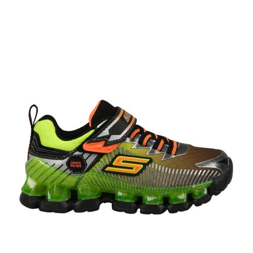  Skechers Flashpod- Scoria Çocuk Yeşil Işıklı Spor Ayakkabı (90293L-BKLM)