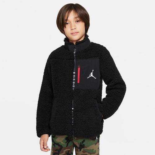  Nike Jordan Sherpa Çocuk Siyah Ceket (95A724-023)