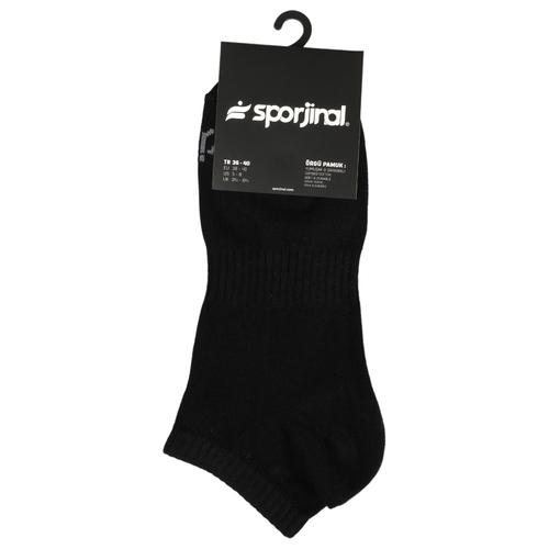 Sporjinal Kadın 3'lü Siyah Çorap (SP9115)