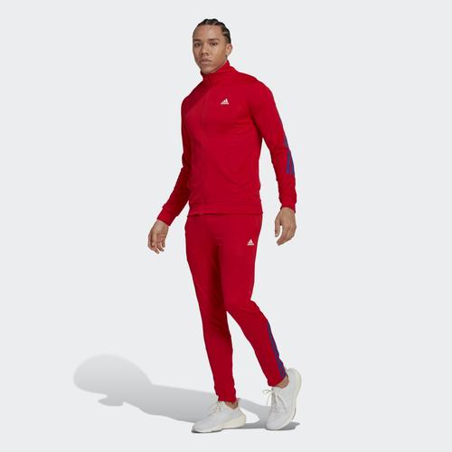  adidas Slim Erkek Kırmızı Eşofman Takımı (HK4468)