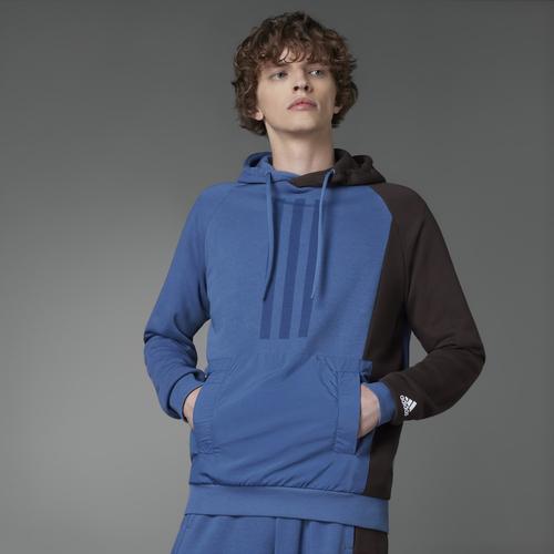  adidas Colorblock Erkek Mavi Sweatshirt (HZ9699)