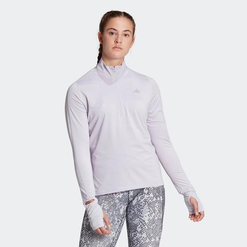  adidas Fast Running Kadın Mor Spor Sweatshirt (HR5704)