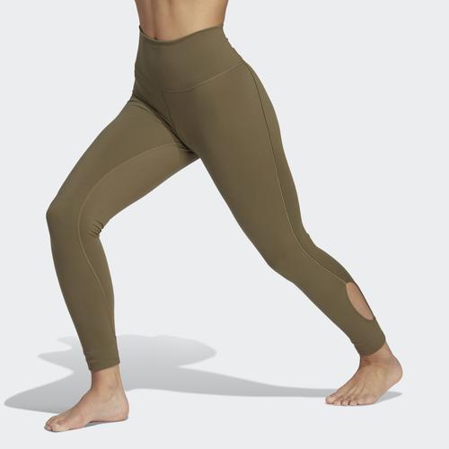  adidas Studio Kadın Yeşil Yoga Taytı (IB4595)