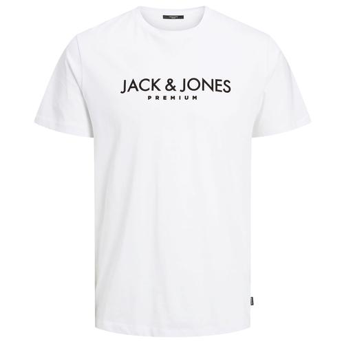  Jack & Jones Branding Erkek Beyaz Tişört (12227649-W)