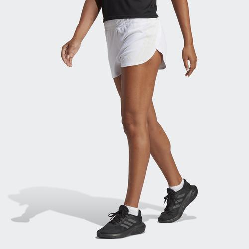  adidas Run Icons Kadın Beyaz Koşu Şortu (HR9863)