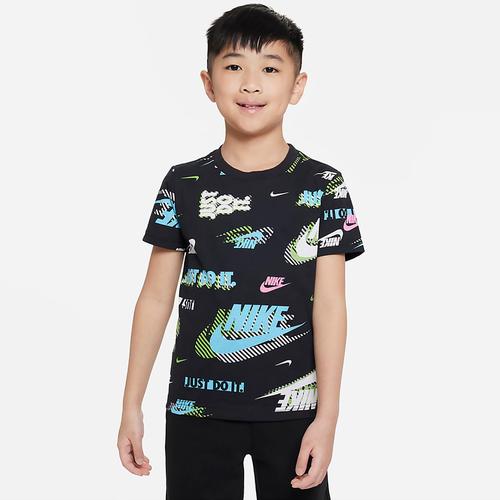  Nike Active Pack Printed Çocuk Siyah Tişört (86K547-023)