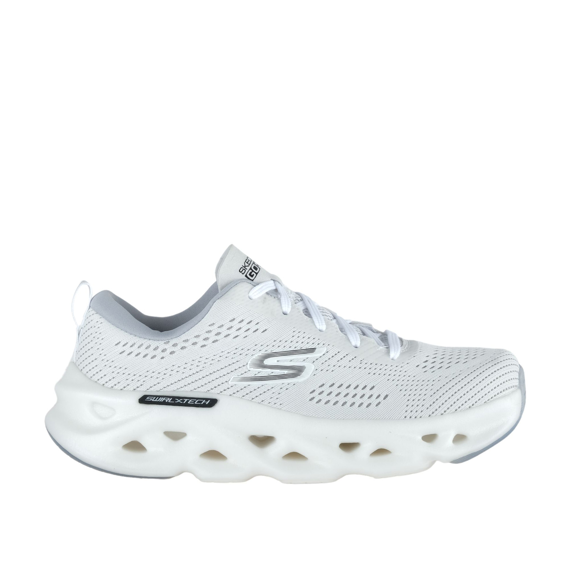 Skechers Go Run Swirl Tech Erkek Beyaz Spor Ayakkabı (220303-WHT)