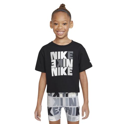  Nike Boxy Çocuk Siyah Tişört (36K637-023)