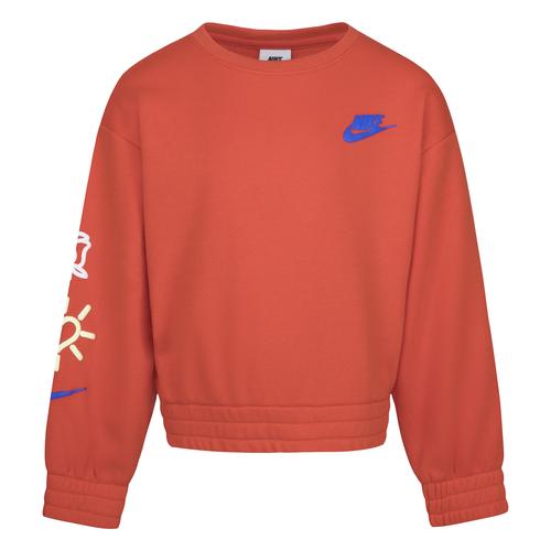  Nike XO Swoosh Çocuk Kırmızı Sweatshirt (36K590-R7O)