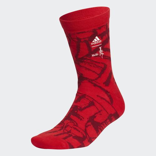 adidas Allover Print Kırmızı Çorap (II0628)