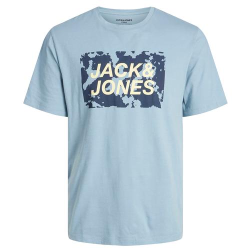  Jack & Jones Colauge Erkek Mavi Tişört (12232356-MSP)