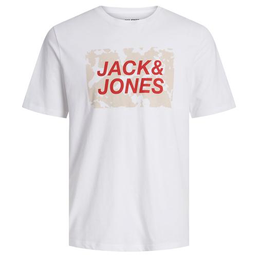  Jack & Jones Colauge Erkek Beyaz Tişört (12232356-W)