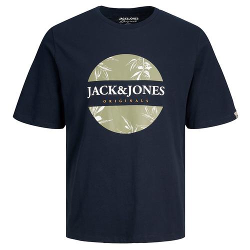  Jack & Jones Crayon Branding Erkek Lacivert Tişört (12228774-NBL)