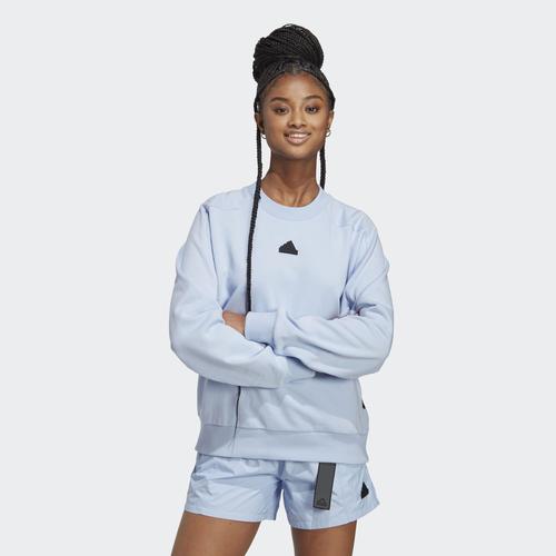  adidas City Escape Kadın Mavi Sweatshirt (IC0278)