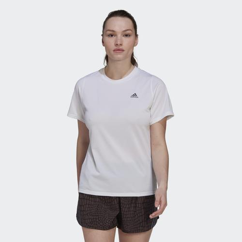  adidas Run Icons Kadın Beyaz Koşu Tişörtü (HK9133)