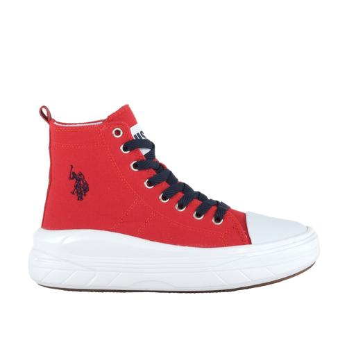  U.S. Polo Assn. Clementine Kadın Kırmızı Spor Ayakkabı (101299085)