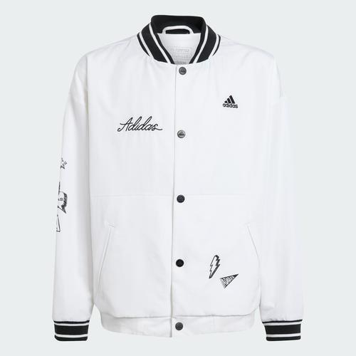  adidas Brand Love Çocuk Beyaz Ceket (IL9445)