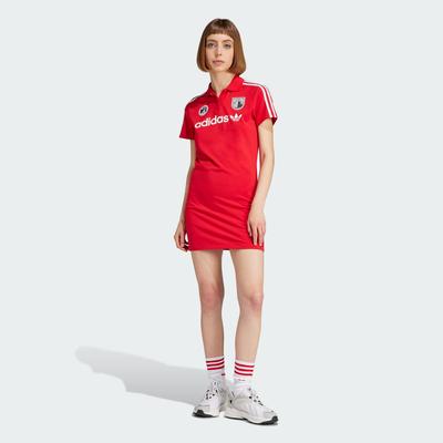  adidas Injection Pack Soccer Kadın Kırmızı Elbise (IR9787)