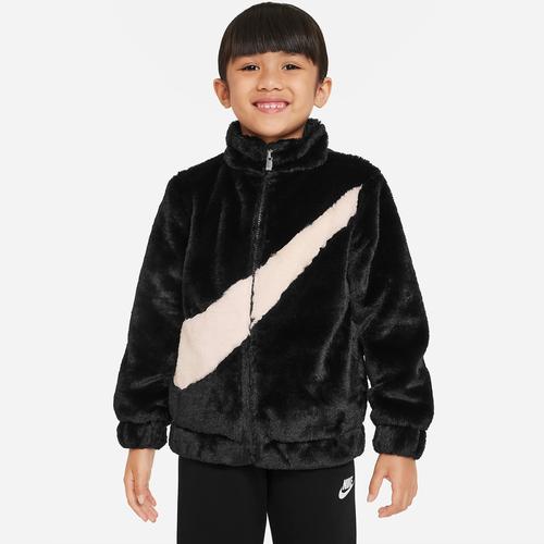  Nike Big Swoosh Çocuk Siyah Polar Ceket (36J828-023)