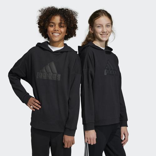  adidas Future Icons Logo Çocuk Siyah Sweatshirt (HR6301)