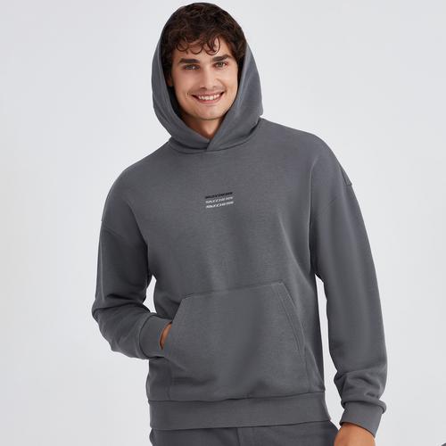  Skechers Essential Erkek Gri Sweatshirt (S232232-040)