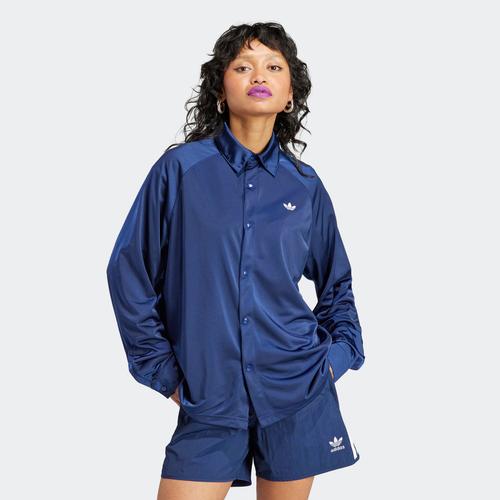  adidas College Track Kadın Mavi Gömlek (II5611)
