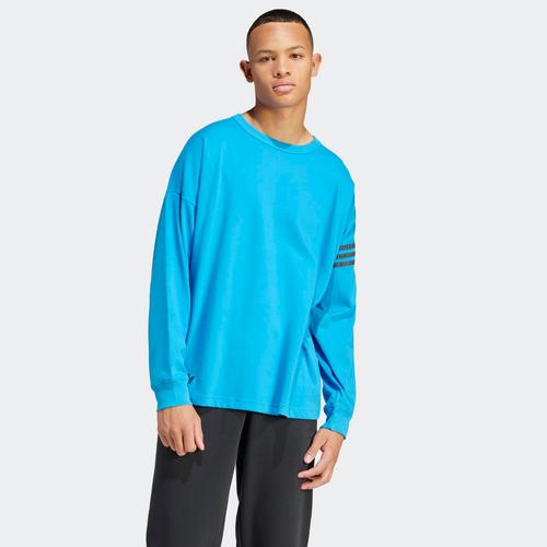  adidas Street Neuclassic Erkek Mavi Sweatshirt (IS2814)