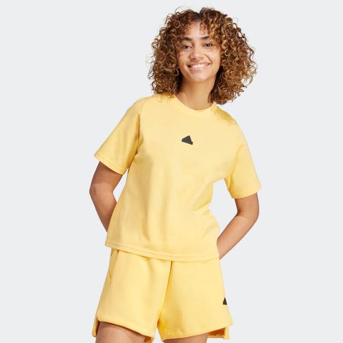  adidas Z.N.E.Kadın Sarı Tişört (IS3932)