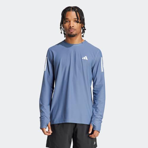  adidas Own The Run Erkek Mavi Spor Sweatshirt (IN1488)