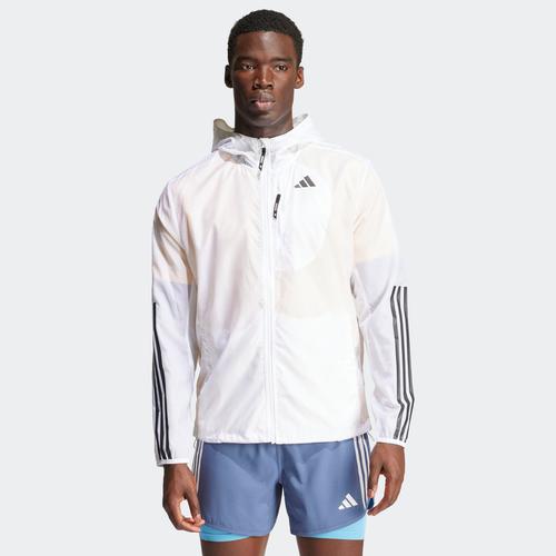  adidas Own The Run Erkek Beyaz Ceket (IQ3845)