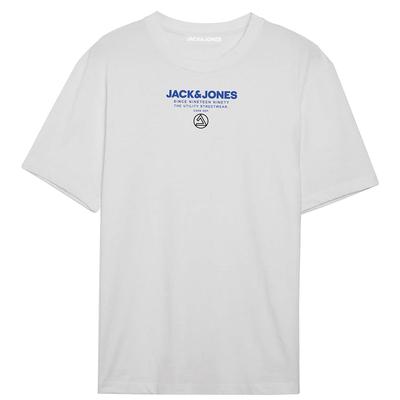  Jack & Jones Typo Erkek Beyaz Tişört (12256163-W)