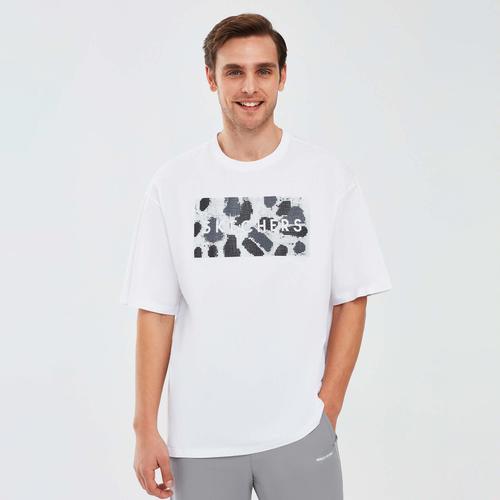  Skechers Graphic Erkek Beyaz Tişört (S241076-100)