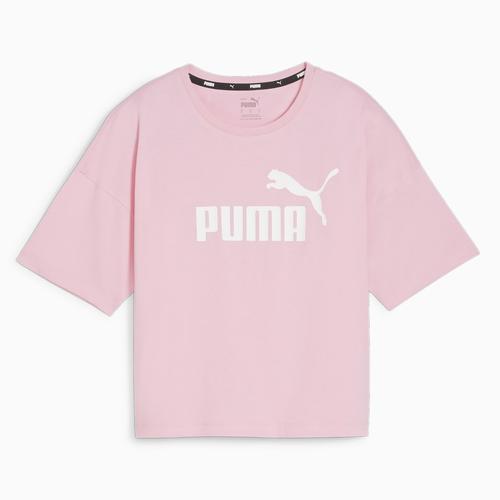  Puma Essentials Logo Kadın Pembe Tişört (586866-28)
