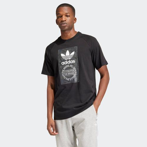  adidas Camo Tongue Erkek Siyah Tişört (IS0236)