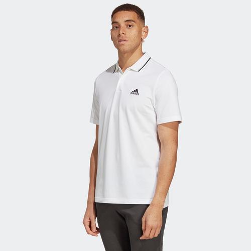  adidas Essentials Pique Erkek Beyaz Tişört (IC9315)